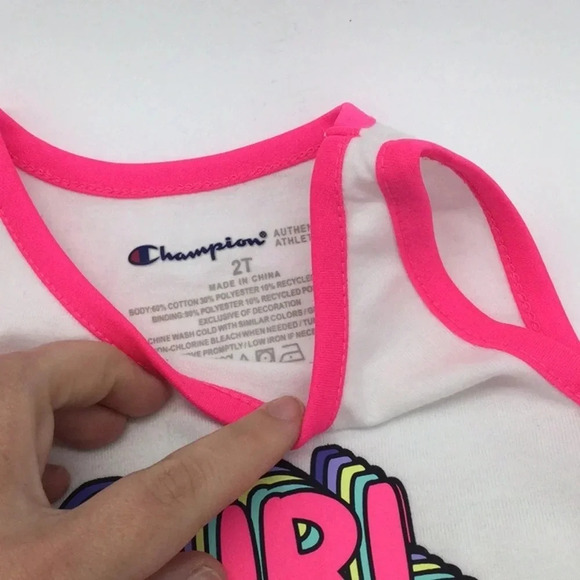 Like New Girl You Can Champion Girls 2 Pc Set size 2T - Picture 3 of 5